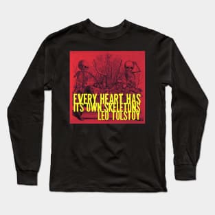 Every Heart Has its own Skeletons Long Sleeve T-Shirt